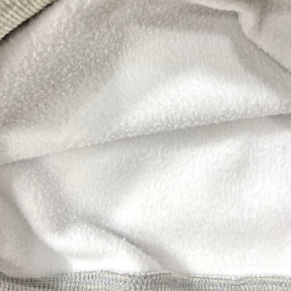 Adidas Crewneck Sweatshirt Heather Gray with White Arm Stripes and Logo Sz Med - Picture 10 of 10